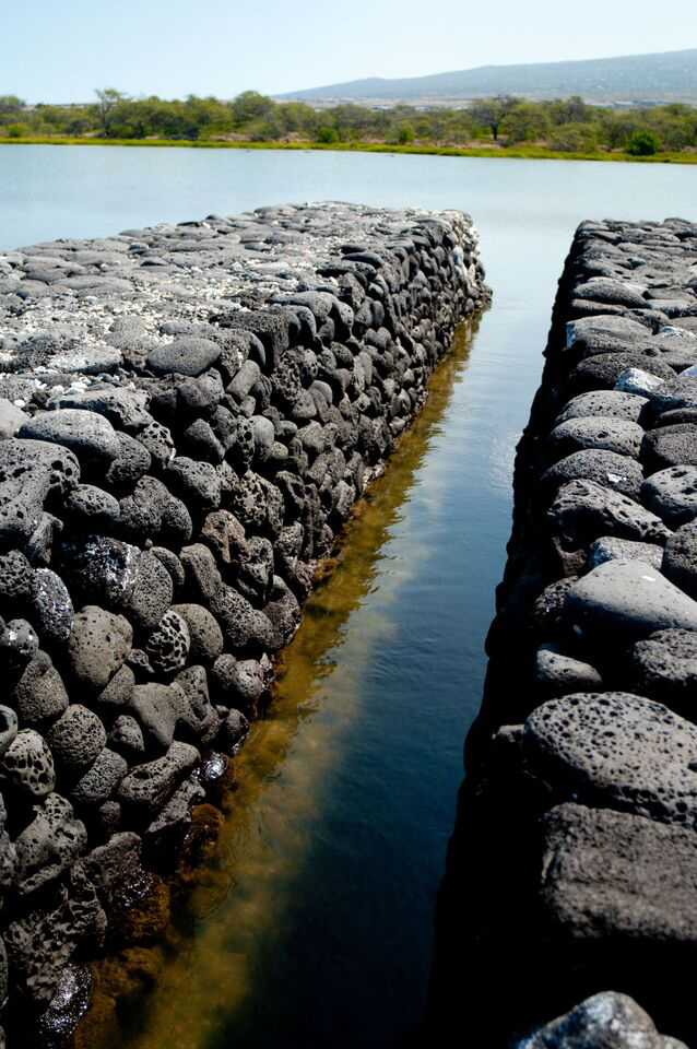 [Loko iʻa wall at Kaloko-Honokōhau] Photo by Ruben Carillo.