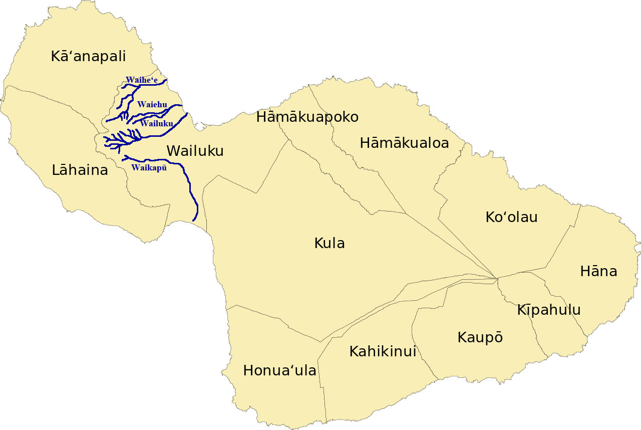 [Nā Wai ʻEhā] The four waters of Maui.