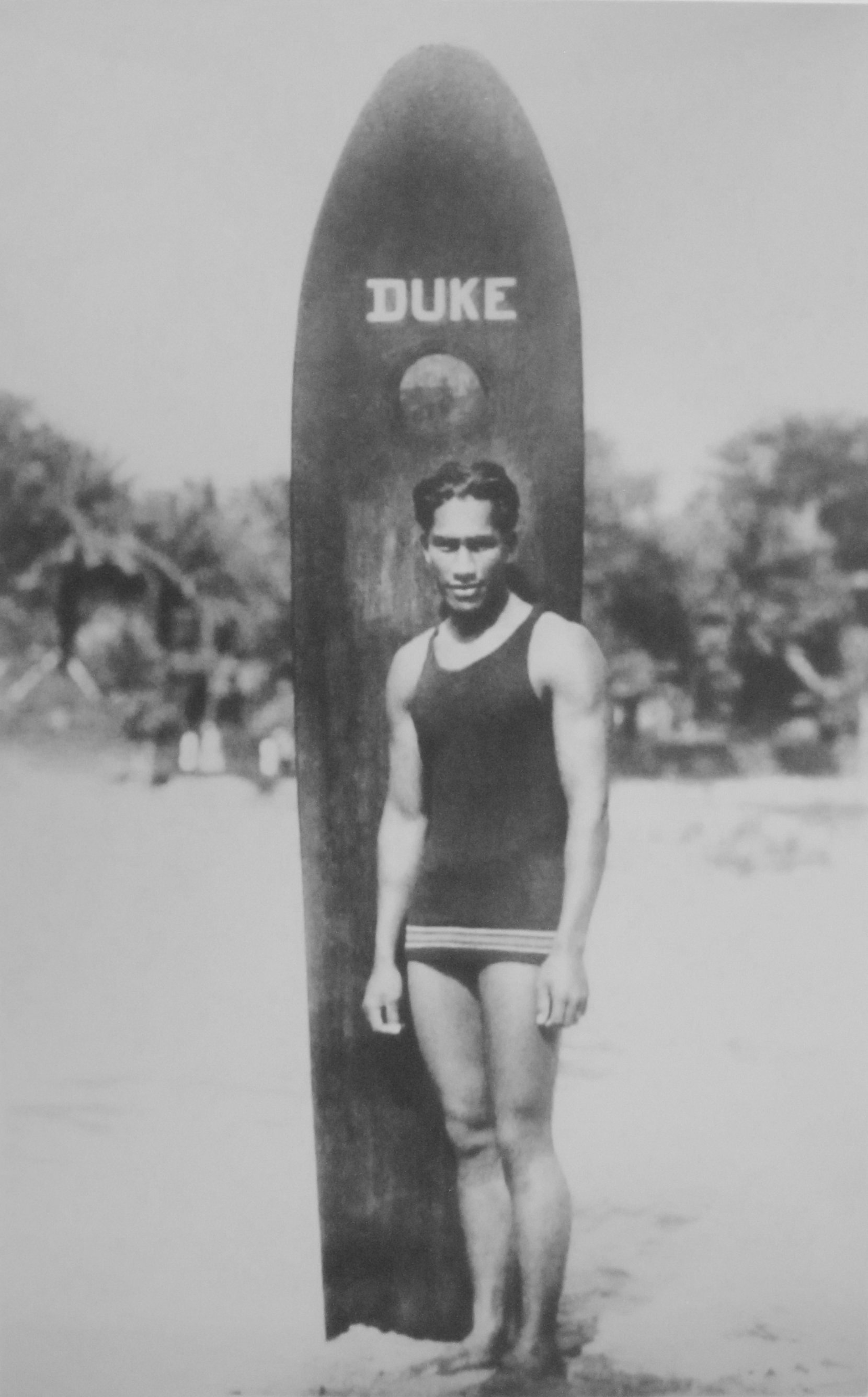 [Duke Kahanamoku] US Olympic gold medalist. Photographer unknown.