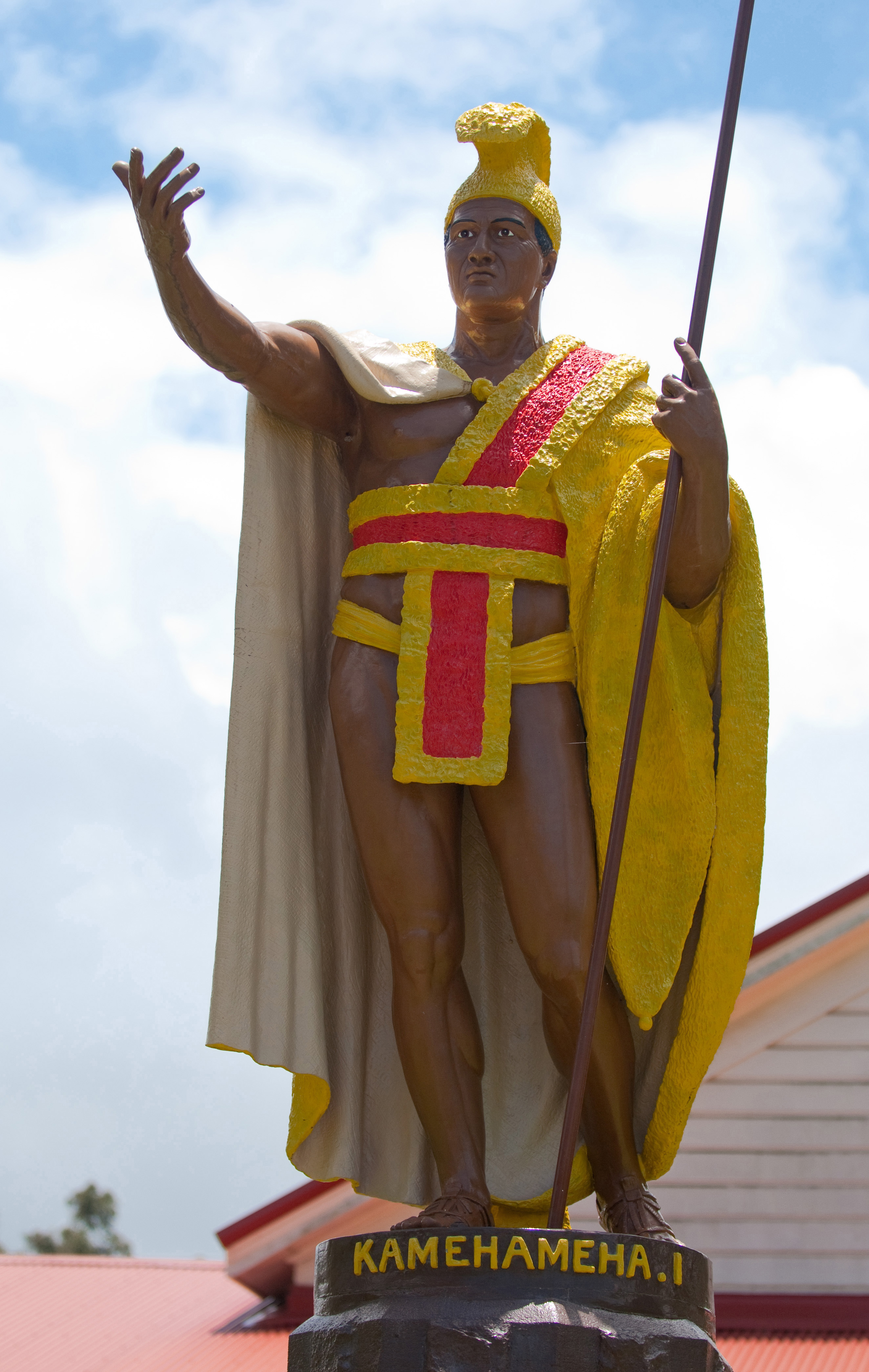 [Kamehameha] Kamehameha statue in Kohala. Photo by Ruben Carillo.